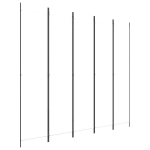 5 paneeliga ruumijagaja，sirm, valge, 250 x 220 cm, kangas CFE634340