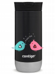 Termostass kohvile Contigo Huron 2.0 470ml - Linnu armastus - Must