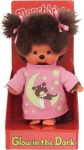 223732 Original Monchhichi t&uuml;druk, pehme m&auml;nguasi roosa &ouml;&ouml;s&auml;rgiga, helendavad elemendid pimedas ja paeltega punutised, u. 20 cm suur kaisukaru, mis on valmistatud pruunist pl&uuml;&uuml;sist