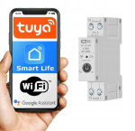 Wifi arvesti kaitse 1a-63a voolu m&otilde;&otilde;tmisega tuya smart szyna skrzynka
