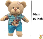 Hawaii riided - m&auml;ngukaru riided - m&auml;ngukaru r&otilde;ivad - 40 cm - sobib build a bear karudele - karu ei ole komplektis