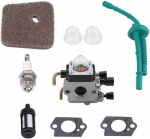 Karburaatori komplekti asendus stihl fs55 fs55r fs55rc fs38 km55 hl45 km55r mootori muruniiduki tarvikutele