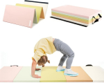 Physkcal 195 x 75 x 3 cm kokkupandav pehme p&otilde;randamatt, v&otilde;imlemismatt, fitnessmatt, v&otilde;imlemismatt kandesangadega, spordimatt, m&auml;ngumatt, akrobaatikamatt lastele, polsterdus aktiivseks m&auml;ngimiseks