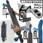 Meollo longboardi seinakinnitus (100% teras)