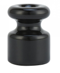 Portselanist isolaator 10tk/komplekt must 70195