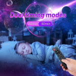 T&auml;histaeva astronautide projektor, 360&deg; p&ouml;&ouml;rlev led galaktika projektor koos kaugjuhtimispuldi ja taimeriga, kosmilise valguse projektorlamp, t&auml;hevalguse toa sisekujundus t&auml;iskasvanute magamistuppa, &ouml;&ouml;lambi kingitus