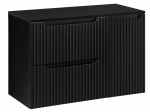 Vannitoakapp &uuml;lemine, hingedega, must NOVA 90 x 40 x 60 cm