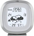 Tfa Dostmann Wlan ilmajaam Tfa.me Id-03, 35.8101, kohalik professionaalne ilmaennustus wetter.com'ilt 4 p&auml;evaks, koos veebiportaaliga, sisetemperatuur ja niiskus, sh hoiatuss&uuml;steem