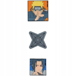 Takjakinnised embleemid 3 tk Naruto Kite