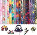 Tintnut soojus&uuml;lekande vin&uuml;&uuml;l splash plotterkile tekstiili flex-kile plotter tekstiil 16 tk 30 cm x 25 cm