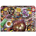 Puzzle - EDUCA - &Otilde;mblust&ouml;&ouml;laua puzzle - 2000 t&uuml;kki - 96x68 cm - Alates 15. eluaastast