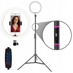 Voltrastream - voogedastuse komplekt: Ring lamp + statiiv + Powerbank