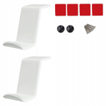 Kontrolleri hoidik, m&auml;ngupuldi alus Ps4 Ps5, juhtmeklambrid, konks, valge, 2 tk