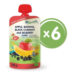 "&Otilde;un, banaan, musts&otilde;star ja mustikas" orgaaniline p&uuml;ree FLEUR ALPINE, alates 6 elukuust, 120 g x 6