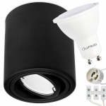Bellalux Halogeen pealispind paigaldatav laelamp toru Spot liigutatav + Led Gu10 6w