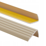 Pvc trepi profiil, libisemisvastane 41x25 1,10m, beež, isekleepuv