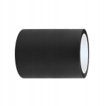 3d Carbon mustriline teip l&auml;vepakkudele 3m x 20cm isekleepuv must