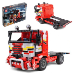 Kaugjuhtimisega veoauto mudel Mould King, 577-osaline, juhtpaneeliga