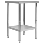 k&ouml;&ouml;gi t&ouml;&ouml;laud, 60 x 60 x 85 cm, roostevaba teras CFE38886