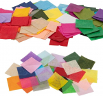 Siidpaberi ruudud, 1500 t&uuml;kki krepp-paberi vikerkaare siidpaber mini v&auml;ike mosaiik siidkunsti paber k&auml;sit&ouml;&ouml; jaoks kingituste scrapbooking kaunistused k&auml;sit&ouml;&ouml;paber Diy projektide tarvikud 2,5 cm