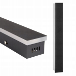 Ledstyl arhitektuurne lineaarne fassaadi Led lamp 60cm must