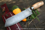 Damaskuse k&ouml;&ouml;ginuga Santoku hele puit