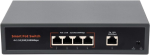 Waveshare 120w gigabit ethernet poe l&uuml;liti, 4x poe+ porti, kuni 30w pordi kohta, 802.3af/at &uuml;hilduvus, plug & play, ventilaatorita disain, kiire 10/100/1000m automaatse l&auml;bir&auml;&auml;kimise ethernet port, v&otilde;rgul&uuml;liti