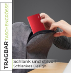 Suhsai kaasaskantav v&auml;line k&otilde;vaketas Usb 2.0 Hdd andmekandja 1tb &uuml;li&otilde;huke metallist disain kiire andmeedastus k&otilde;vaketas &uuml;hildub Pc, Mac, Windows, lauaarvutiga (punane)