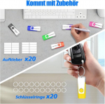 Tewene Usb m&auml;lupulk 4 Gb, 20 tk komplekt, Usb v&auml;lkm&auml;lu, kiire Usb 2.0, mitmev&auml;rviline, p&ouml;&ouml;ratav