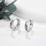Jerwli Berg Keldi s&otilde;lm Elupuu Merit&auml;ht K&otilde;rvar&otilde;ngad Huggie K&otilde;rvar&otilde;ngad 925 Sterling H&otilde;be V&auml;ikesed Huggie K&otilde;rvar&otilde;ngad Ehted Kingitused Naistele Meestele T&uuml;drukutele
