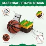 Uflatek 16 Gb Usb m&auml;lupulk korvpalli Usb 3.0 m&auml;lupulk silikoonist pruun v&auml;lkm&auml;lu 16 Gb kiire v&auml;lkm&auml;lu v&auml;lised andmekandjad kingitusteks