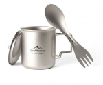 Jacon Titanium set Mug ja Spork
