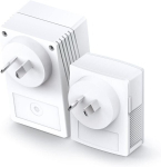 Tp-link tl-wpa4220kit av500 powerline 300 m wi-fi extender/wi-fi v&otilde;imendi/leviala kahe etherneti pordiga, stardikomplekt/kaksikpakett (lihtne seadistamine, wi-fi kloonimine nutitelefonidele/tahvelarvutitele/s&uuml;learvutitele)