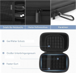 V&auml;lise k&otilde;vaketta &uuml;mbris, &uuml;hildub Wd Passport Elements/toshiba/seagate k&otilde;vakettaga, reisikott (suurus: 15 x 10,5 x 5 cm) (must)