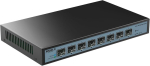 Sodola 8 pordiga 10g veebihaldusega l&uuml;liti 8x10g Sfp+ portidega, Lingiagregeerimine/qos/vlan/igmp, seinale paigaldatav, ventilaatorita 10gb Multi-gig v&otilde;rgul&uuml;liti