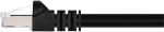 Monoprice Cat6a Ethernet Patch kaabel - v&otilde;rgu internetikaabel - Rj45, 550mhz, Stp, puhas vasktraat, 10g, 26awg, 30ft, must