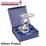 Silberkanne Laste k&otilde;risti n&auml;rimisr&otilde;ngaga koer L 7 cm, esmaklassiline h&otilde;betatud, elegantne h&otilde;betatud tippkvaliteediga, valmis kinkimiseks stiilse kinkepakendiga