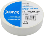 Irox bm esb1925bik10 isoleerteip 19 mm x 25 m x 0.15 mm pvc isekustuv iec rohs elektriline teip 19 x 25 mm / m, 10 tk pakis, valge