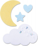 Sizzix Moon & Cloud by Chapter Sizzx Bigz L l&otilde;ikevormid Moon & Cloud by Olivia Rose | 665963 | Chapter 3 2022, paber, metall, mitmev&auml;rviline, &uuml;ks suurus