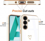Lonrapa 2 &uuml;mbrise komplekt Samsung Galaxy A16 5g mobiiltelefoni &uuml;mbrisele, armas s&uuml;dame mustriga motiiv t&uuml;drukutele ja naistele, v&auml;rviline galvaniseeritud Tpu silikoonist p&otilde;rutuskindel kaitse&uuml;mbris Galaxy A16 4g telefoni &uuml;mbris