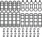 20 jalgrattalambi silikoonriba komplekt, elastne jalgratta silikoonriba, must jalgratta silikoonriba, taskulambi silikoonribad, led jalgrattalamp, taskulamp, odomeeter, k&otilde;lar
