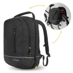 Wozinsky kaheosaline jalgrattakott-seljakott 2in1 30l must (WBB30BK)