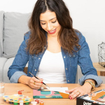 Ravensburger Creart 25524 - puhkuserežiim - numbrite j&auml;rgi maalimine t&auml;iskasvanutele, isetehtud maalimis komplekt pintsli ja akr&uuml;&uuml;lv&auml;rvidega, kingitus naistele ja meestele, maalimine t&auml;iskasvanutele