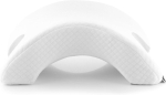 Innovagoods - memory foam kaelapadi paaridele, ergonoomiline disain l&otilde;&otilde;gastumiseks kahele, memory foam surve v&auml;hendamiseks, eemaldatav kate, valge, 36 x 12.5 x 30.5 cm, memory foam