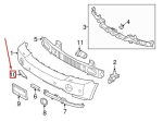 Land Rover Range Rover HSE Eesitiib Bumperi V&ouml;&ouml;d Paar Originaal DXB500340PUY