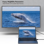 Benfei mini displayport-displayport kaabel 0,9 meetrit, mini dp-displayport kaabel (4k@60hz ja 2k@144hz) monitorile, m&auml;ngugraafikakaardile