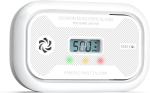 Putogesafe 10-aastane s&uuml;sinikmonooksiidi detektor lcd-ekraaniga, co detektor 10-aastase patareiga, kaasaskantav co alarm tippm&auml;lu funktsiooniga rv/laeva/ruumi jaoks, en50291-sertifitseeritud, 1 tk
