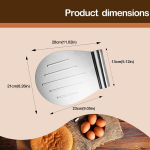 Midgreyeye v&auml;ike koogis&auml;&auml;stja komplekt, 4 tk, roostevaba teras, 20 cm, v&auml;ike koogis&auml;&auml;stja roostevaba teras + kooginuga + koogilabidas + 32,5 cm koogijagaja, k&otilde;rgus reguleeritav - l&otilde;ikab k&uuml;psetisi kookide ja magustoitude jaoks