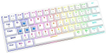 Savio Whiteout X2 klaviatuur sinine/valge Qwerty Us