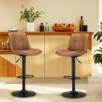 Baaritoolide komplekt, 44x48x90-112 cm, Karamelli pruun